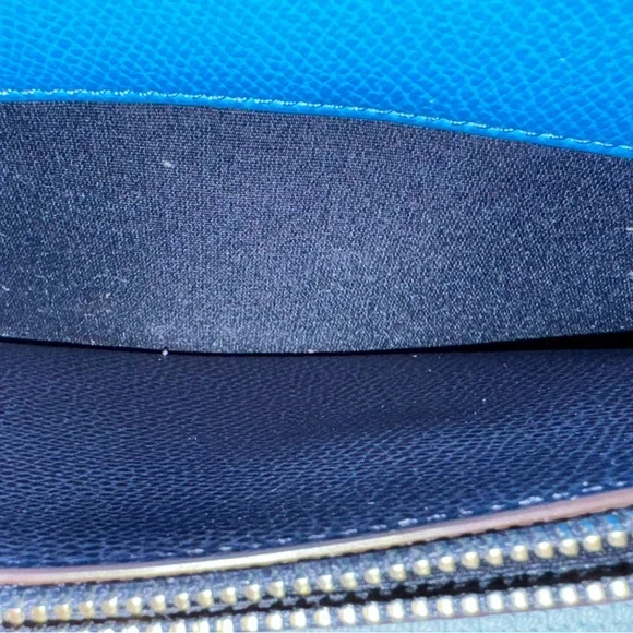 Coach Blue and Black Shoulder Bag - Picture 5 of 10